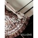 Alice Girl Bear Chocolate Salopette and JSK(1st Pre-Order/Full Payment Without Shipping)